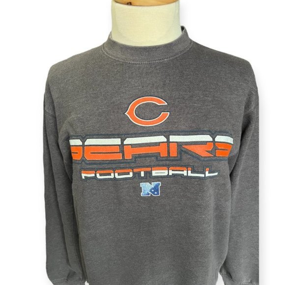 Vintage Bears Football Grey Cotton Crew Neck Unisex Sweatshirt. Size Medium - Picture 3 of 4